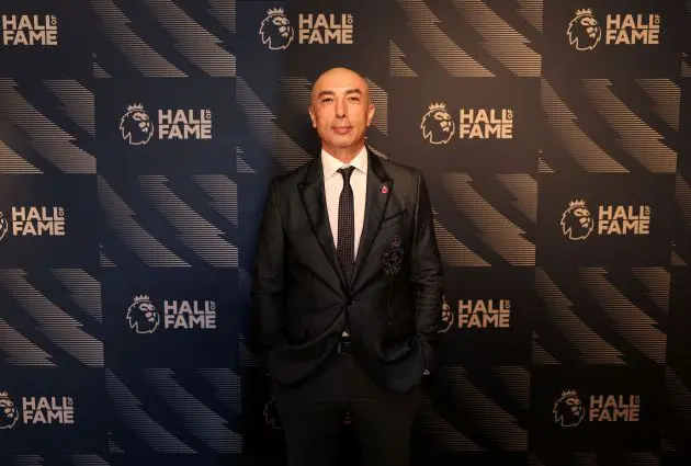 Roberto Di Matteo at the Premier League Hall of Fame.