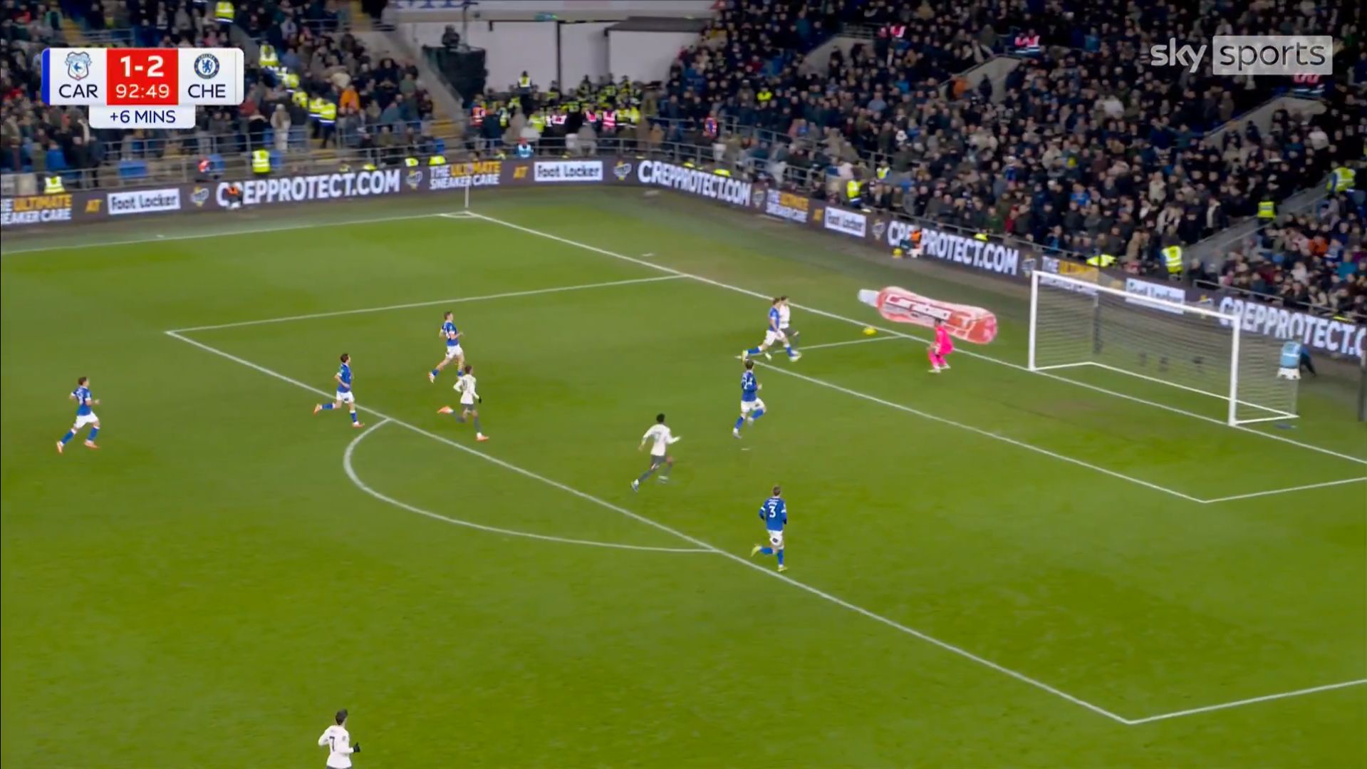 Alejandro Garnacho strides through to score for Chelsea.