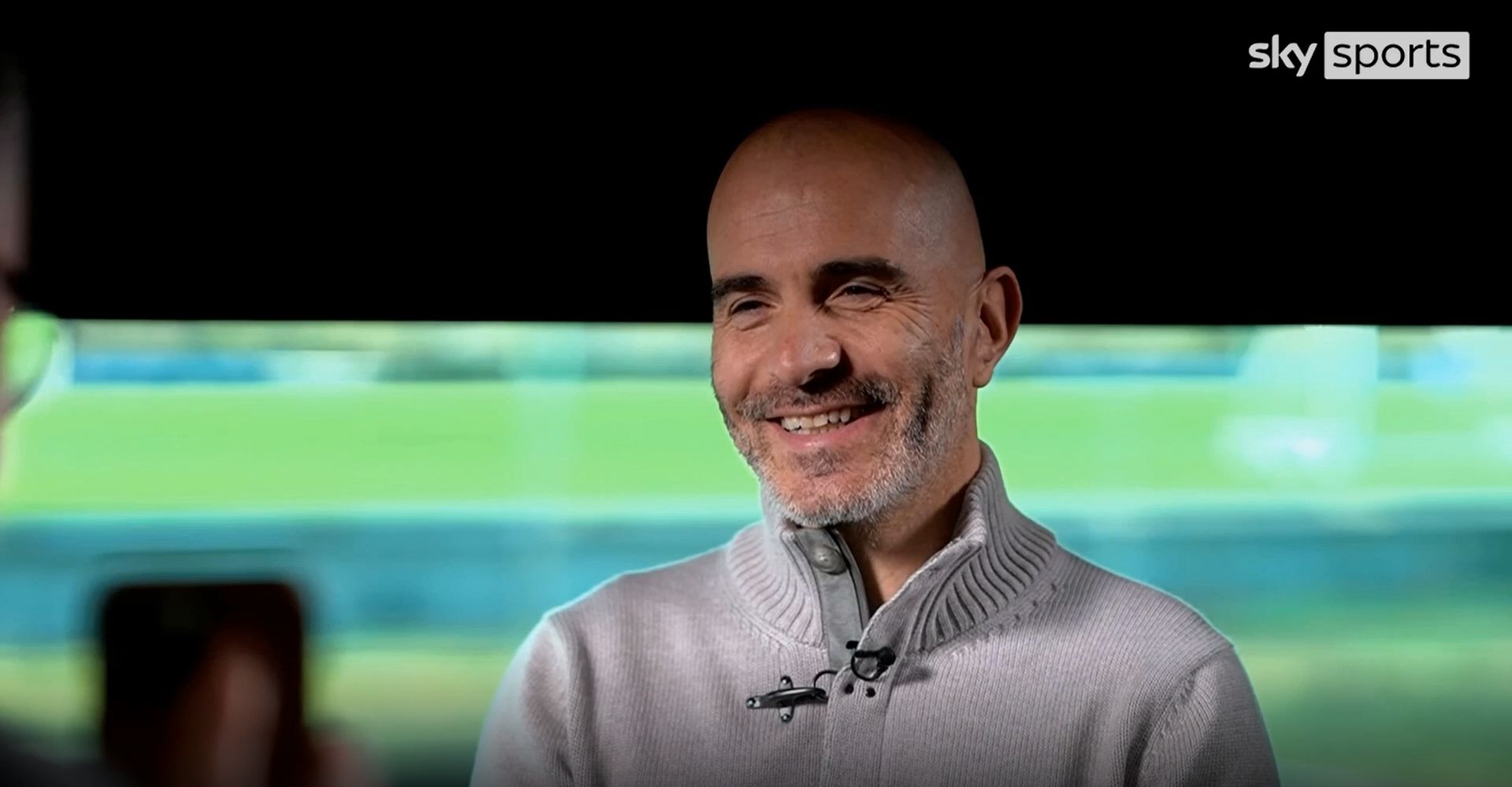 Enzo Maresca smiles ahead of Aston Villa clash.