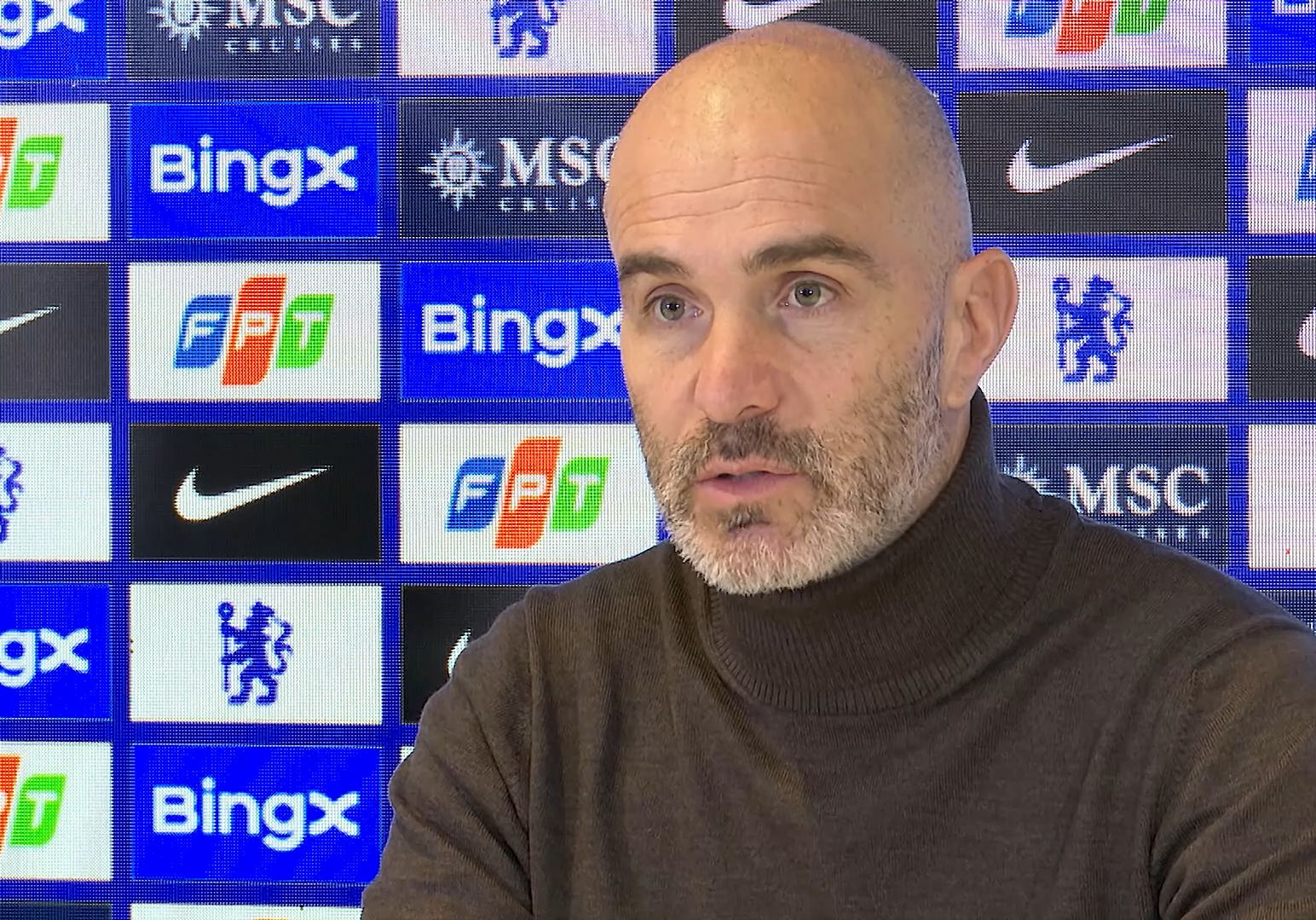 Enzo Maresca speaks after Aston Villa defeat in crisp 4K.