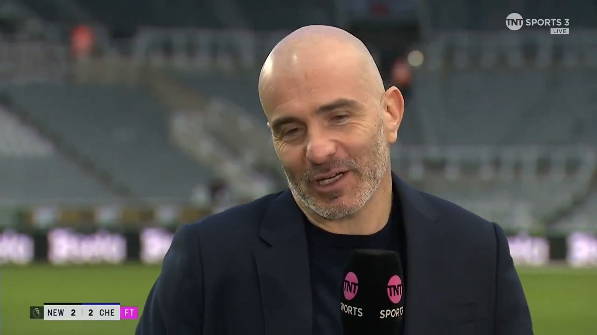 Enzo Maresca speaks at full time after a draw.
