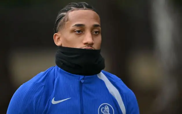 Joao Pedro in Chelsea training.