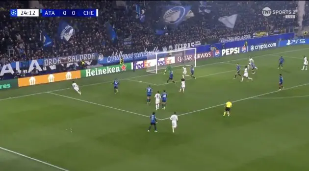 Joao Pedro gives Chelsea the lead.
