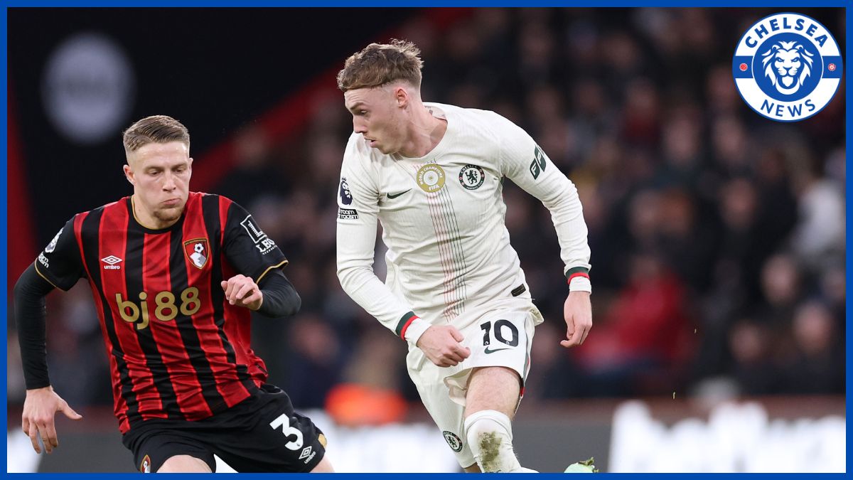 Cole Palmer struggles against Bournemouth.