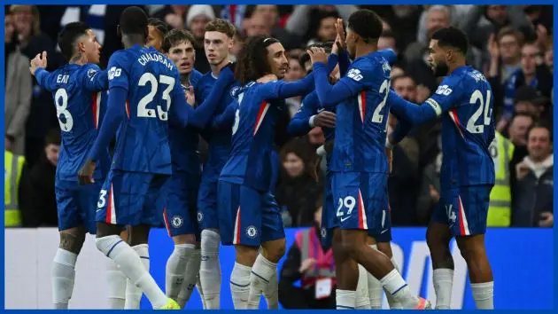 A Chelsea generic group celebration.