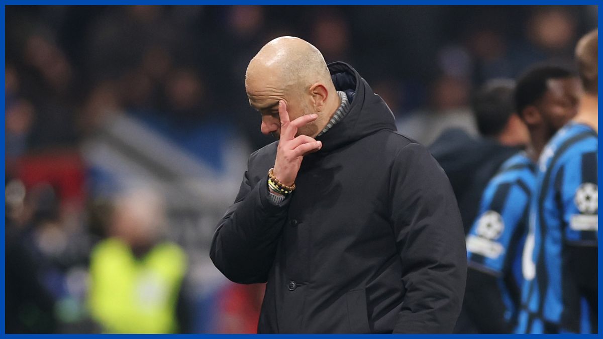 Enzo Maresca on the touchline.