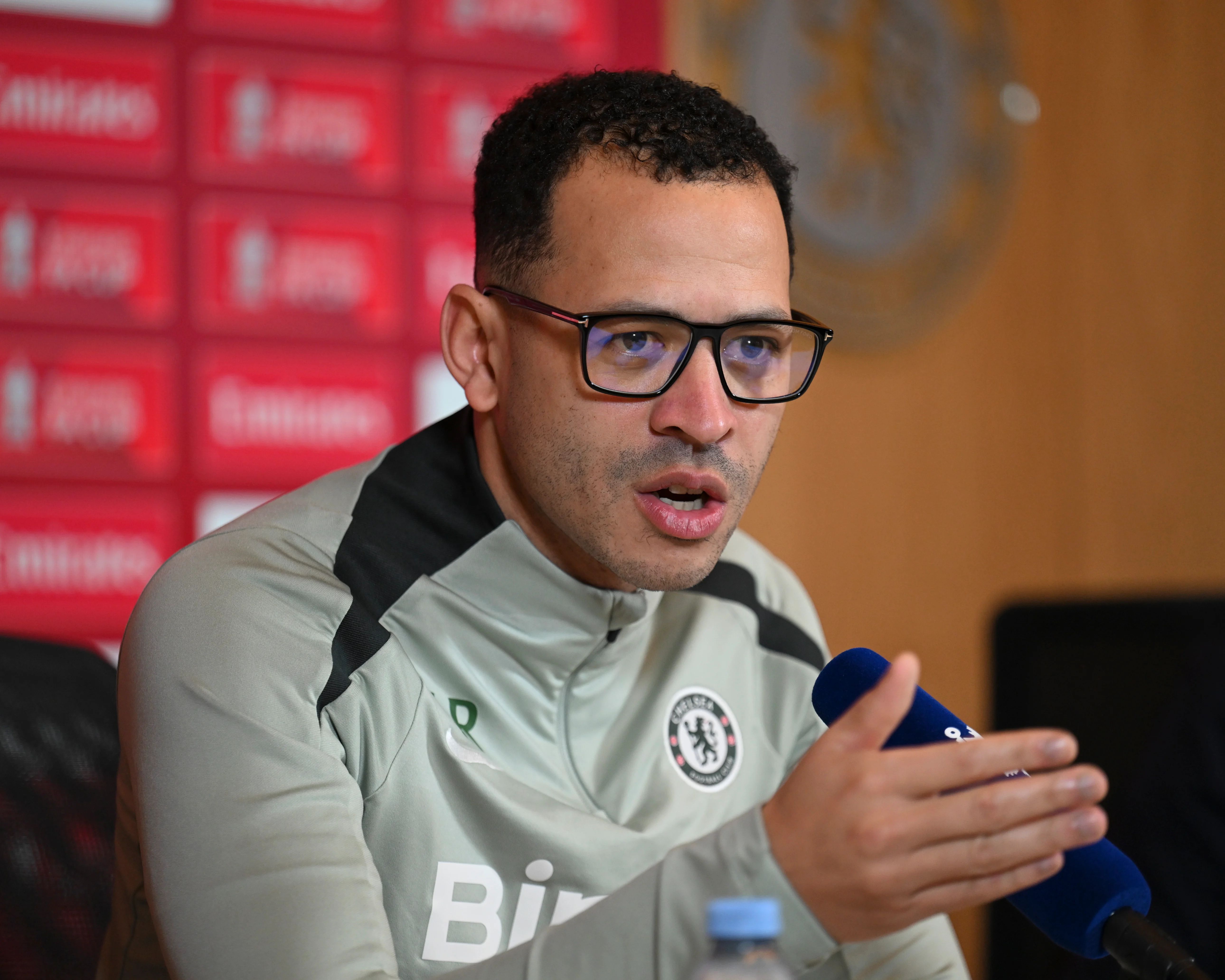 Liam Rosenior speaks in his first press conference.
