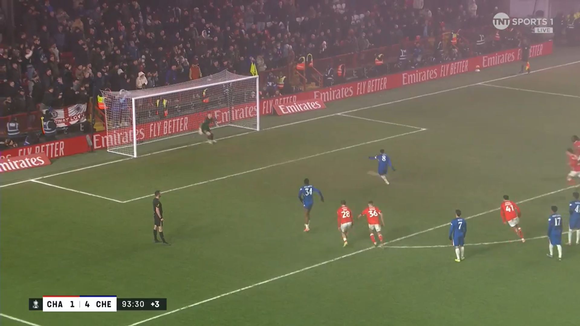 Enzo Fernandez bangs in a penalty.