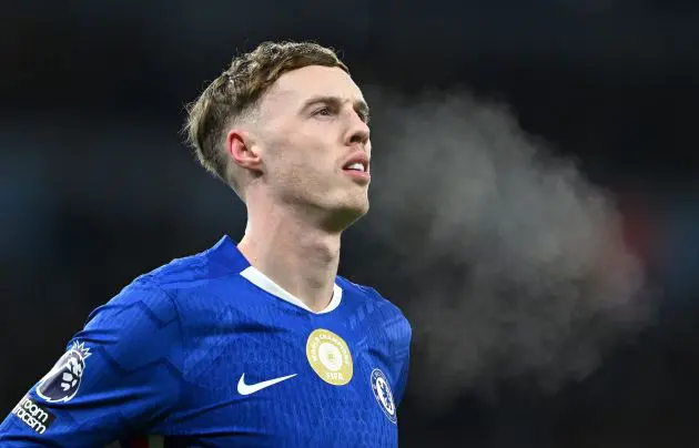 Cole Palmer in action for Chelsea.