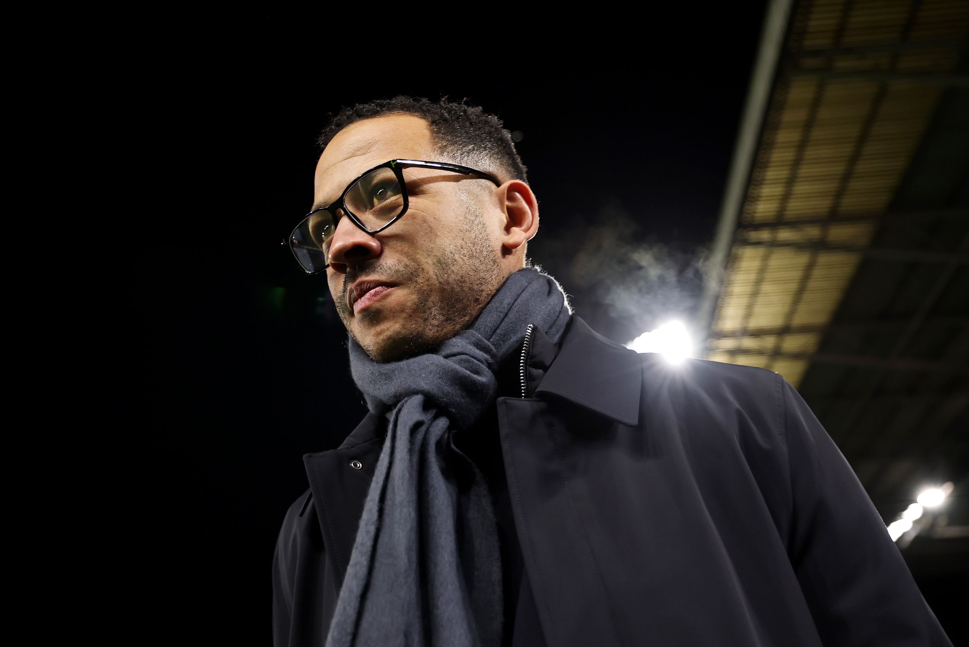 Liam Rosenior at Craven Cottage.
