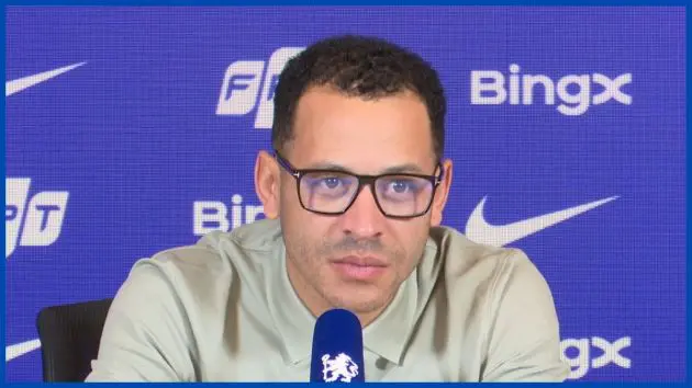 Liam Rosenior speaks to the media ahead of Arsenal.