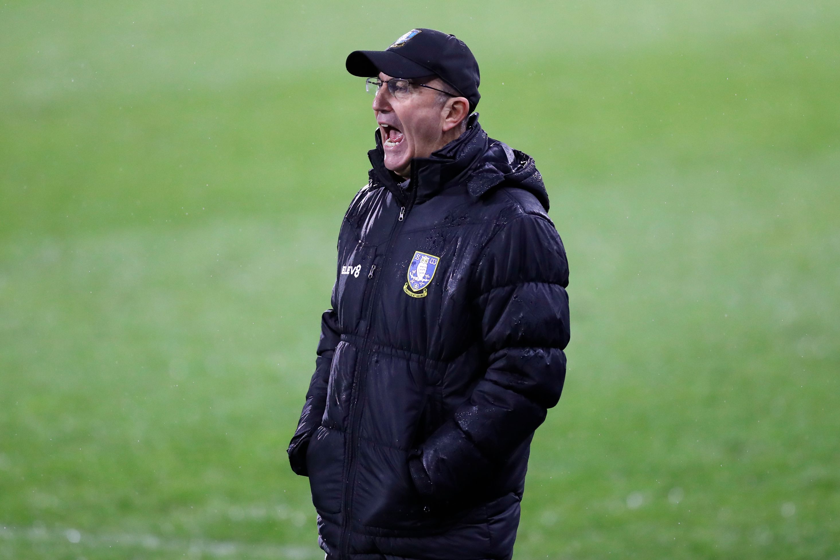 Tony Pulis on the touchline.
