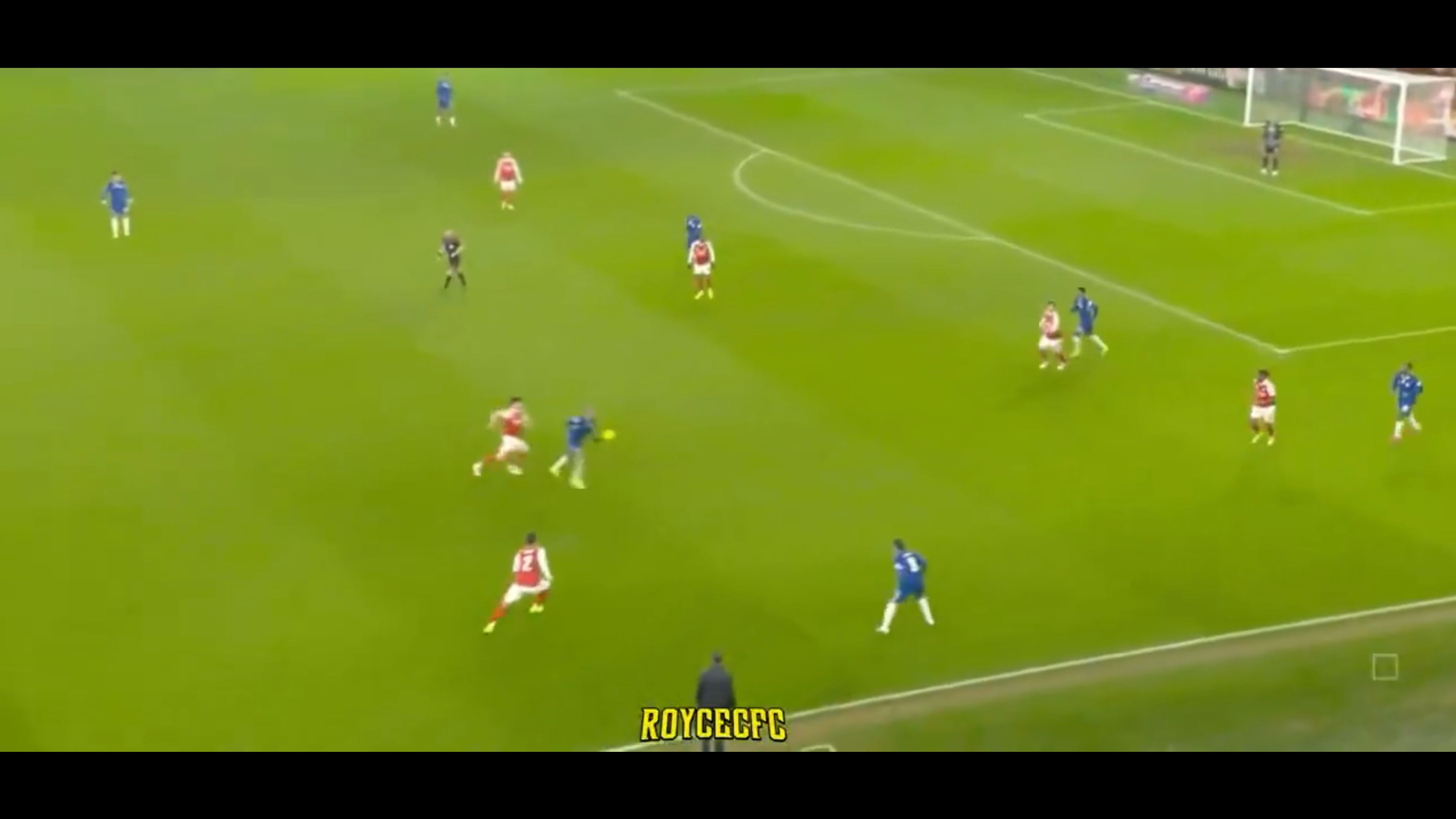 Joao Pedro holds the ball up.