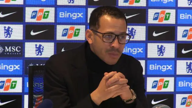 Liam Rosenior speaks after a Leeds draw.