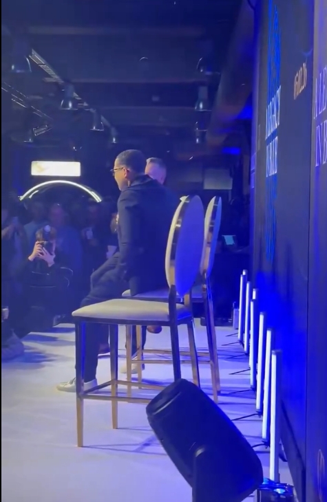 Liam Rosenior at fan event