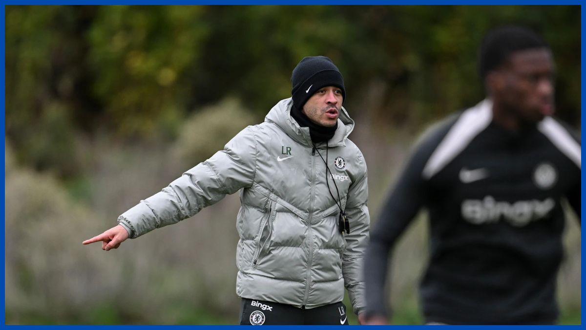 Liam Rosenior on the training ground.