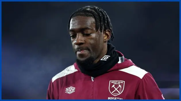 Axel Disasi with West Ham.
