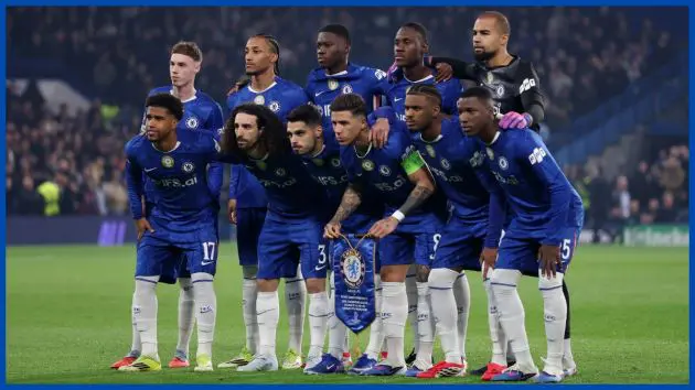Chelsea line up to face PSG.