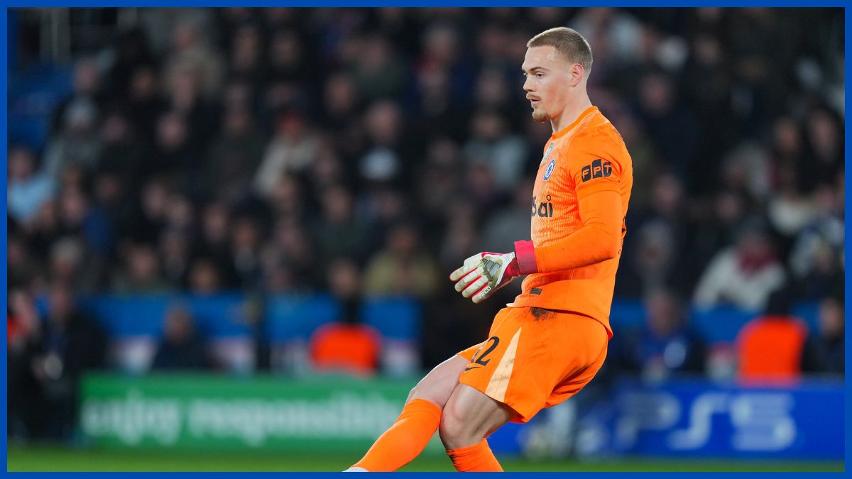Filip Jorgensen against PSG.