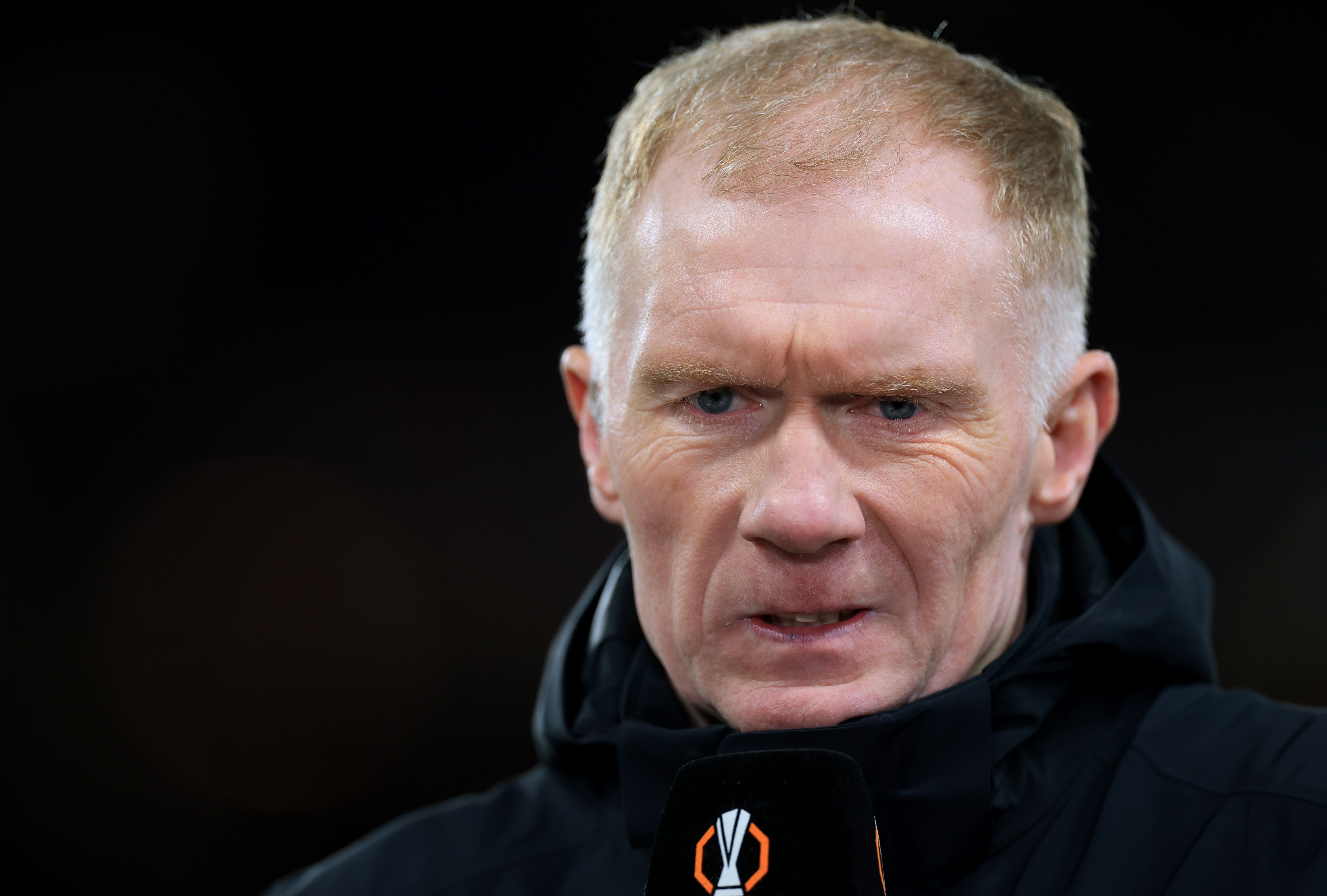 Paul Scholes doing punditry.